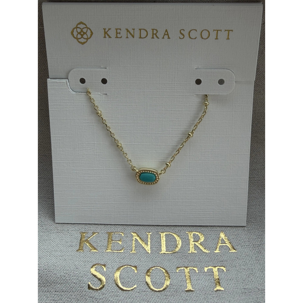 Kendra Scot Blue Pendant Necklace
